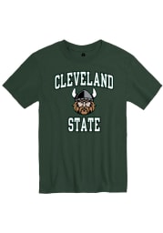 Rally Cleveland State Vikings Green Number One Short Sleeve T Shirt