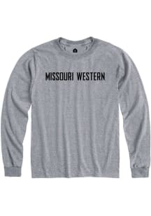 Rally Missouri Western Griffons Grey Rally Loud Long Sleeve T Shirt