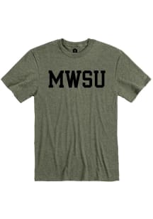 Rally Missouri Western Griffons Olive Ringspun Block Name Short Sleeve T Shirt