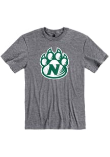 Rally Northwest Missouri State Bearcats Grey Ringspun Distressed Logo Short Sleeve T Shirt