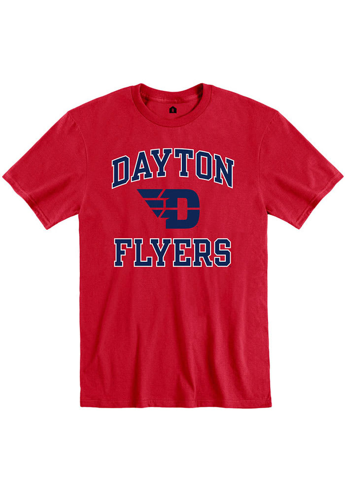 Rally Dayton Flyers Ringspun Number One Short Sleeve T Shirt