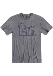 Manhattan Brewing Company Graphite Skyline Short Sleeve T-Shirt