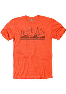 Philadelphia Orange Skyline Short Sleeve T-Shirt