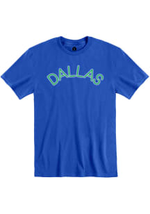 Dallas Royal Neon Arch Short Sleeve T-Shirt
