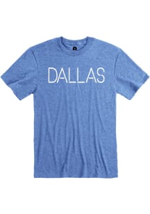 Dallas Heather Royal Disconnected Short Sleeve T-Shirt
