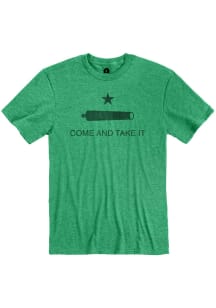 Texas Heather Kelly Green Come and Take It Short Sleeve T-Shirt