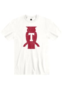 Rally Temple Owls White Vault Owl Short Sleeve Fashion T Shirt