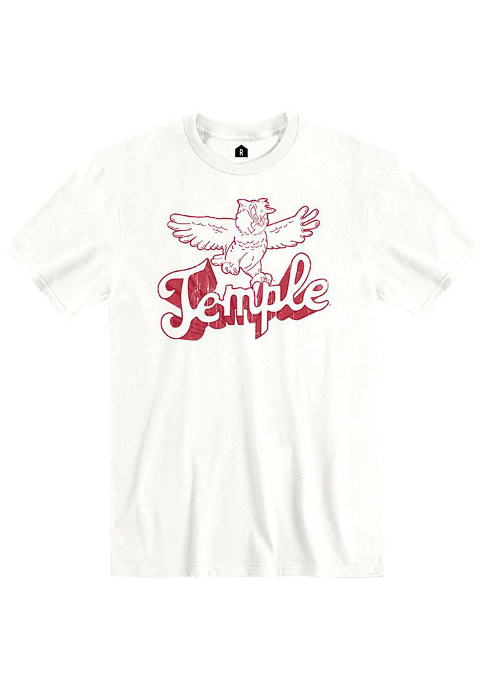 Rally Temple Owls White Vault Temple Short Sleeve Fashion T Shirt