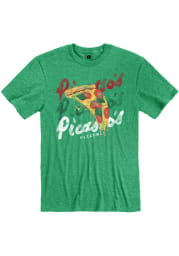 Picasso's Pizzeria Heather Green Pizza Slice Short Sleeve T-Shirt