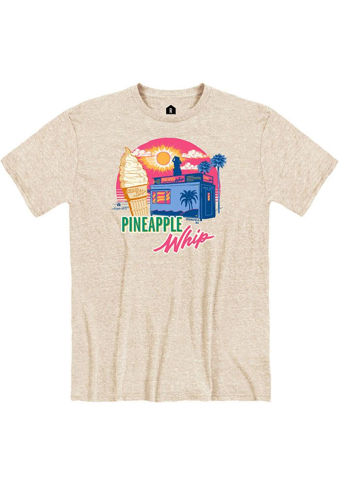 Pineapple Whip Putty Snow Heather Truck Silhouette Short Sleeve T-Shirt