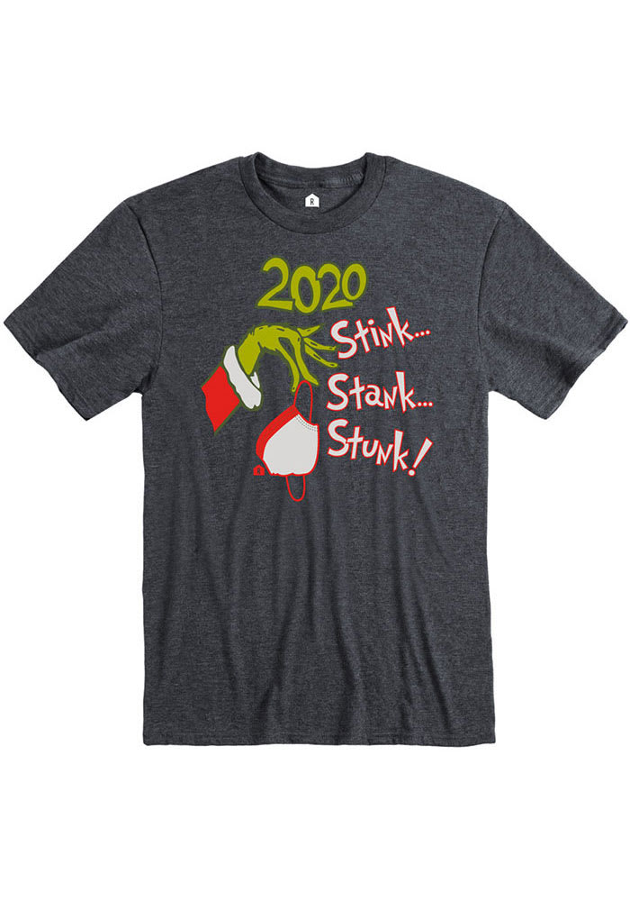 Rally Heather Dark Grey 2020 Stink Stank Stunk Short Sleeve T-Shirt