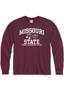 Missouri State Bears Maroon Marching Band Long Sleeve T Shirt