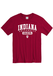 Indiana Hoosiers Grandpa Short Sleeve T Shirt - Crimson