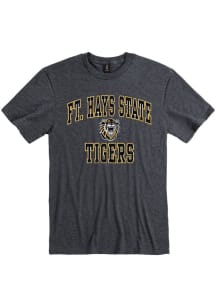 Fort Hays State Tigers Charcoal Dual Blend Short Sleeve T Shirt