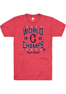 Rally Cleveland Buckeyes Red World Champs Short Sleeve Fashion T Shirt
