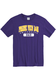 Prairie View A&amp;M Panthers Purple Dad Short Sleeve T Shirt