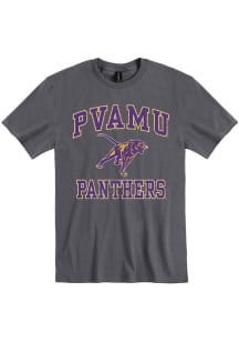 Prairie View A&amp;M Panthers Charcoal Number One Design Short Sleeve T Shirt