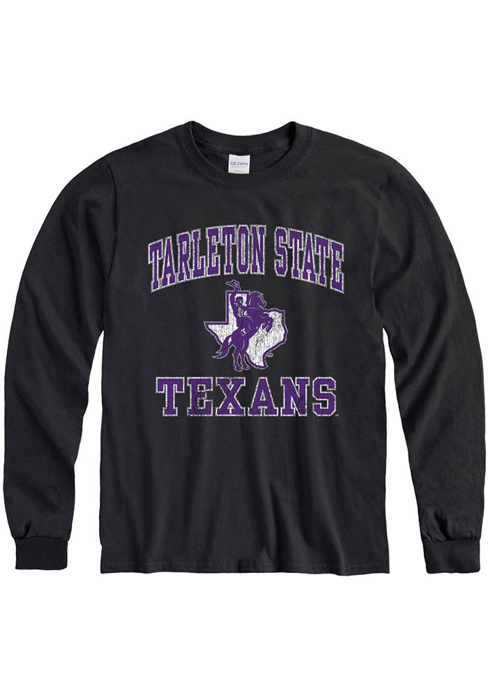 Men's Purple Tarleton State Texans Long Sleeve T-Shirt