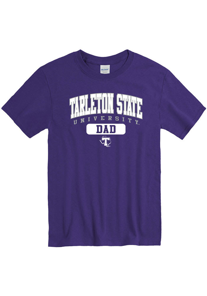 Tarleton State Texans Purple Dad Short Sleeve T Shirt