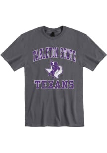 Tarleton State Texans Charcoal Number One Design Short Sleeve T Shirt