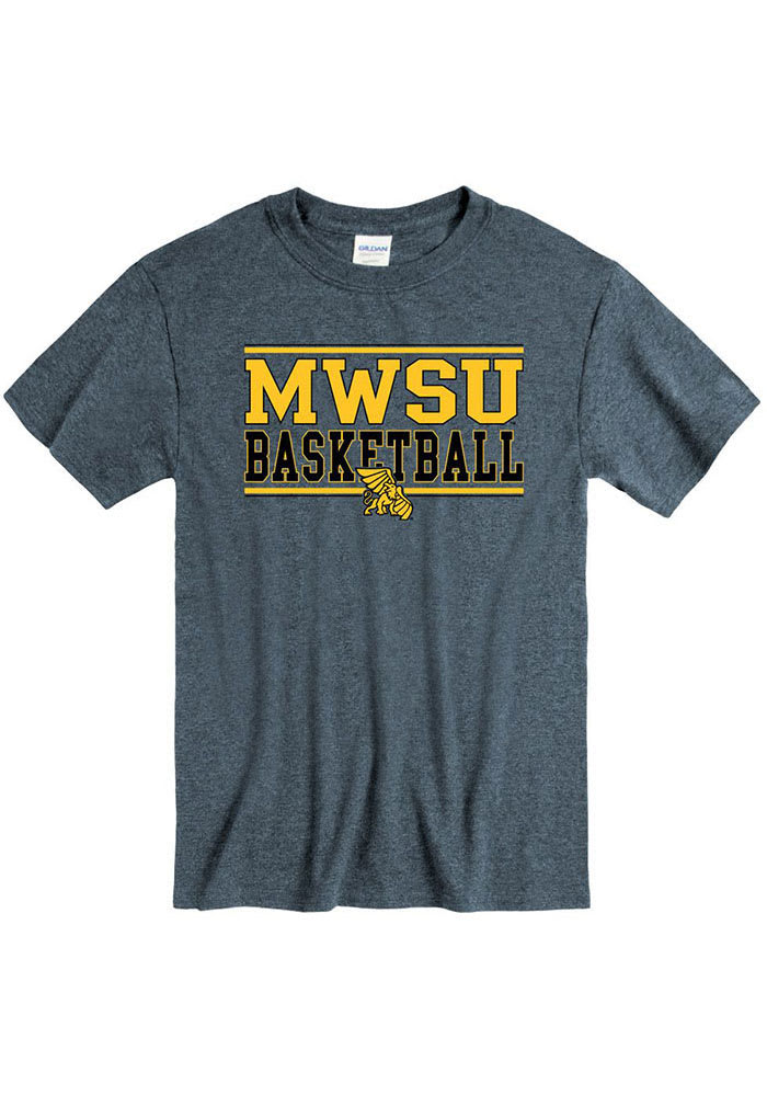 Missouri Western Griffons Charcoal Basketball Short Sleeve T Shirt