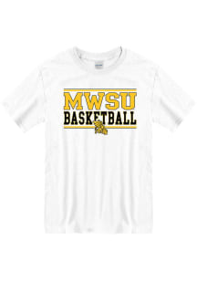 Missouri Western Griffons White Basketball Short Sleeve T Shirt