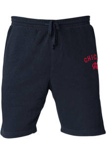 Rally Chicago American Giants Mens Navy Blue Arch Name Logo Shorts