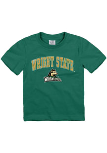 Wright State Raiders Toddler Green Arch Mascot Short Sleeve T-Shirt