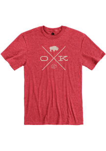 Rally Oklahoma Red OKX Short Sleeve Fashion T Shirt