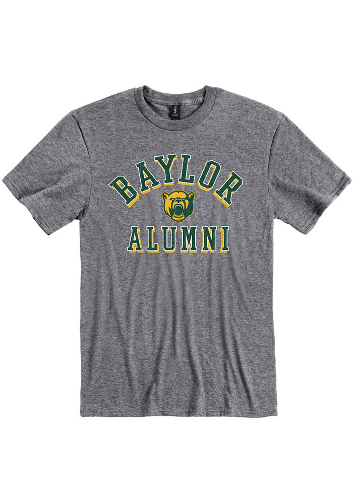 Baylor Bears Grey Alumni Short Sleeve Fashion T Shirt