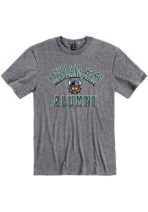 Cleveland State Vikings Grey Alumni Short Sleeve T Shirt
