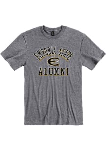 Emporia State Hornets Grey Alumni Short Sleeve T Shirt