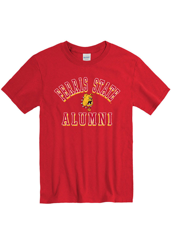 Ferris State Bulldogs Red Alumni Short Sleeve T Shirt