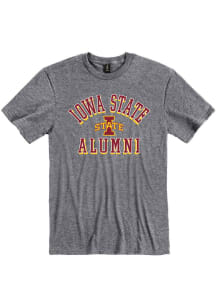 Iowa State Cyclones Grey Alumni Short Sleeve T Shirt
