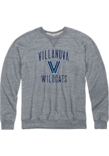 Villanova Wildcats Mens Grey Number One Long Sleeve Fashion Sweatshirt