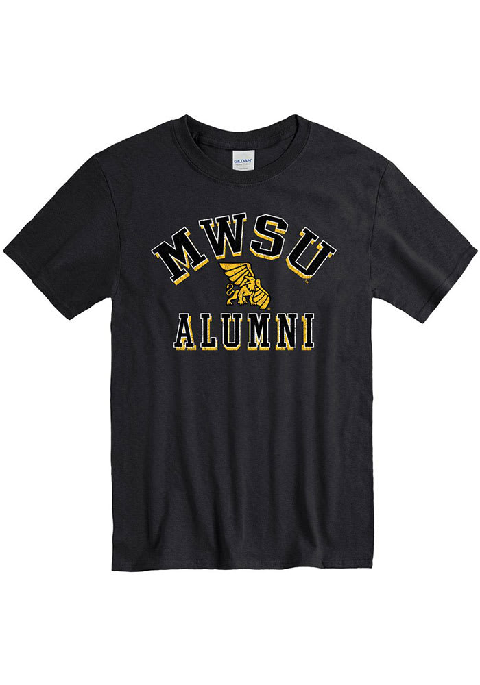 Missouri Western Griffons Black Alumni Short Sleeve T Shirt
