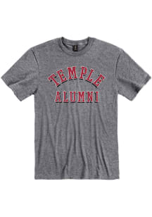 Temple Owls Grey Alumni Short Sleeve T Shirt