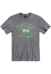 Wright State Raiders Grey Alumni Short Sleeve Fashion T Shirt