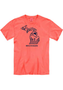 Michigan Orange State Elements Short Sleeve T Shirt