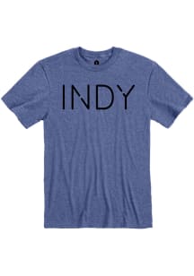 Rally Indianapolis Blue Disconnected Short Sleeve Fashion T Shirt