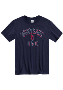 Duquesne Dukes Navy Blue Dad Number One Short Sleeve T Shirt