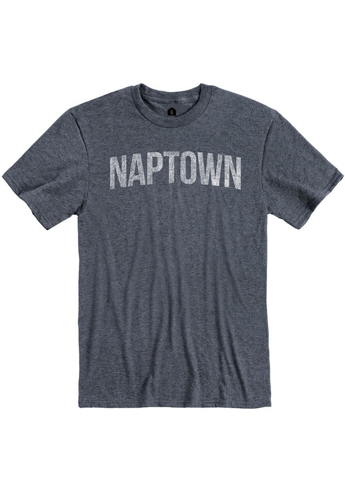Rally Indianapolis Navy Blue Naptown Short Sleeve Fashion T Shirt