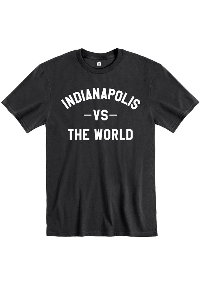 Rally Indianapolis Black VS the World Short Sleeve Fashion T Shirt