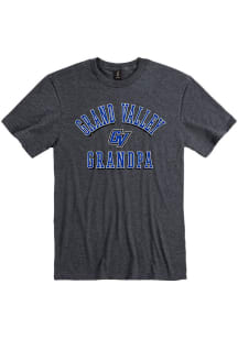 Grand Valley State Lakers Charcoal Grandpa Number One Short Sleeve T Shirt