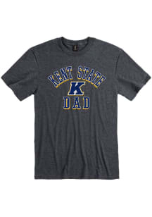 Kent State Golden Flashes Charcoal Dad Number One Short Sleeve T Shirt