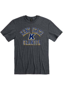 Kent State Golden Flashes Charcoal Grandpa Number One Short Sleeve T Shirt