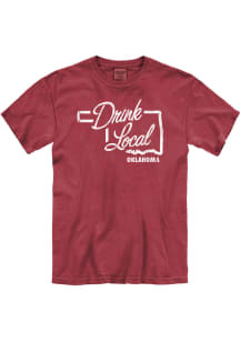 Oklahoma Crimson Drink Local Short Sleeve T Shirt