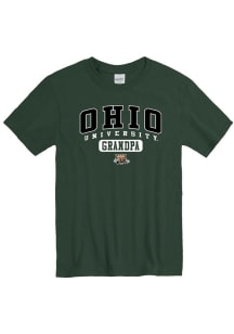Ohio Bobcats Green Grandpa Pill Short Sleeve T Shirt