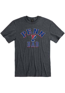 Pennsylvania Quakers Charcoal Dad Number One Short Sleeve T Shirt