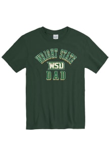 Wright State Raiders Green Dad Number One Short Sleeve T Shirt